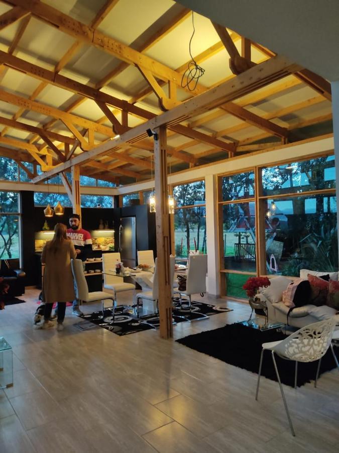 Вилла Amonita Casa Campestre, Via Tunja Paipa Экстерьер фото